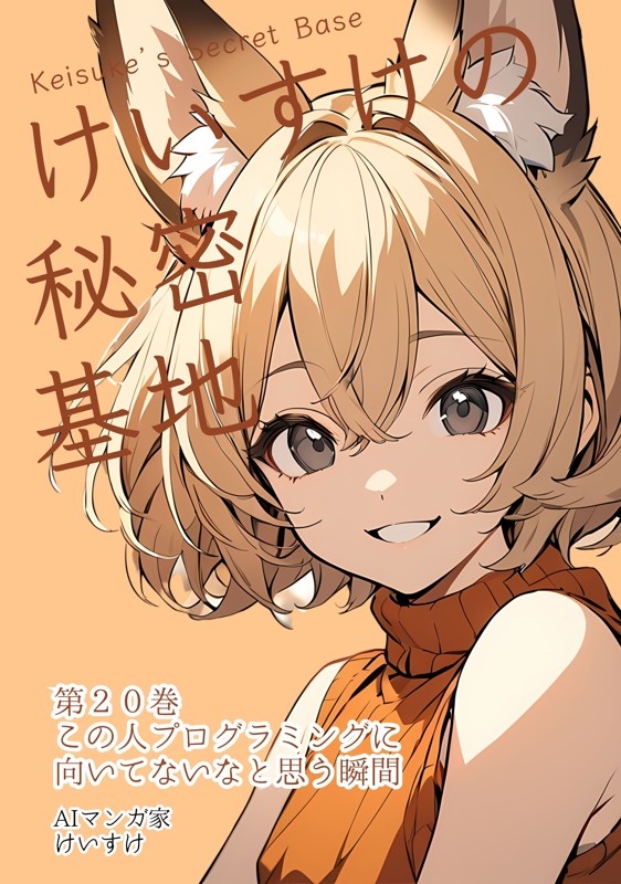 けいすけの秘密基地 20巻 この人プログラミングに向いてないなと思う瞬間